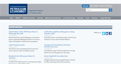 Desktop Screenshot of petroleum-economist.com